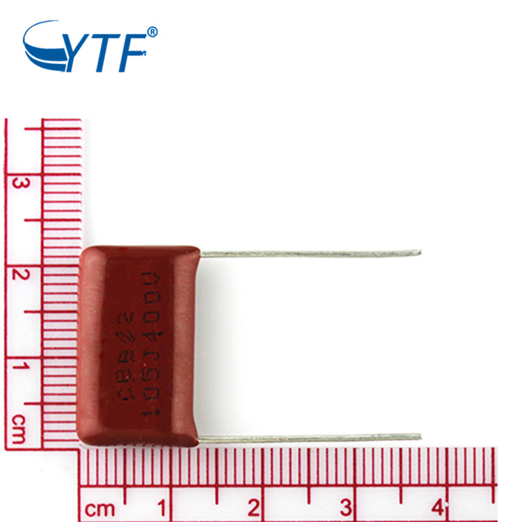 Hot Sale Power Supply Cbb Capacitor 400V 105j 20MM Metallized Film Capacitor