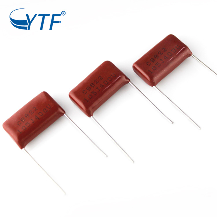 Hot Sale Power Supply Cbb Capacitor 400V 105j 20MM Metallized Film Capacitor