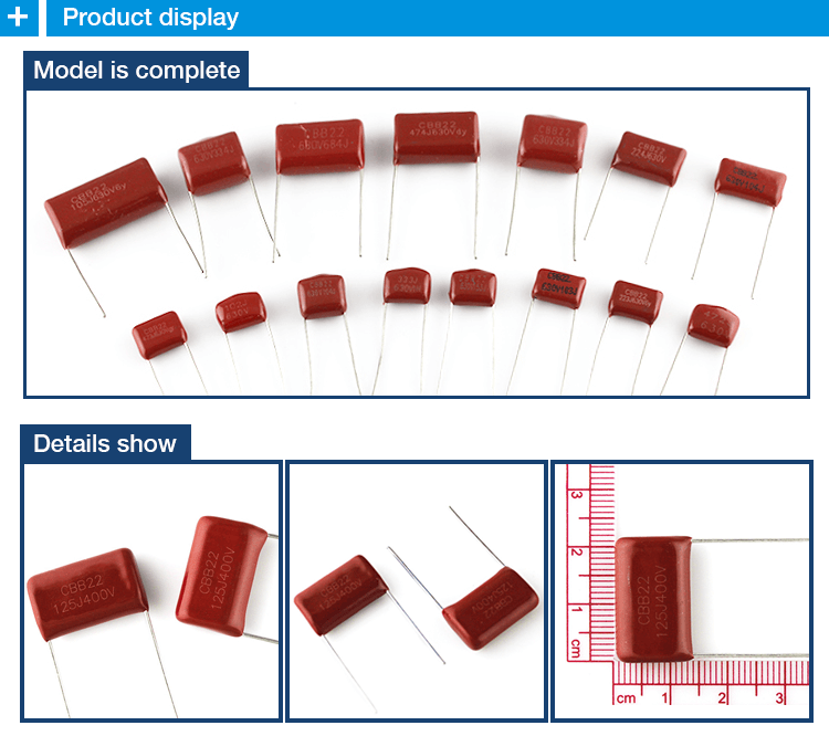  400V 105j 20MM Metallized Film Capacitor