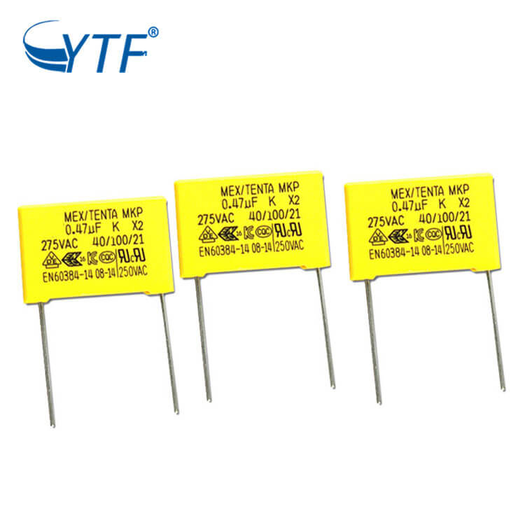 Hot Selling Machine Grade Mkp Metal Square X2 Capacitors 0.47uf 275v