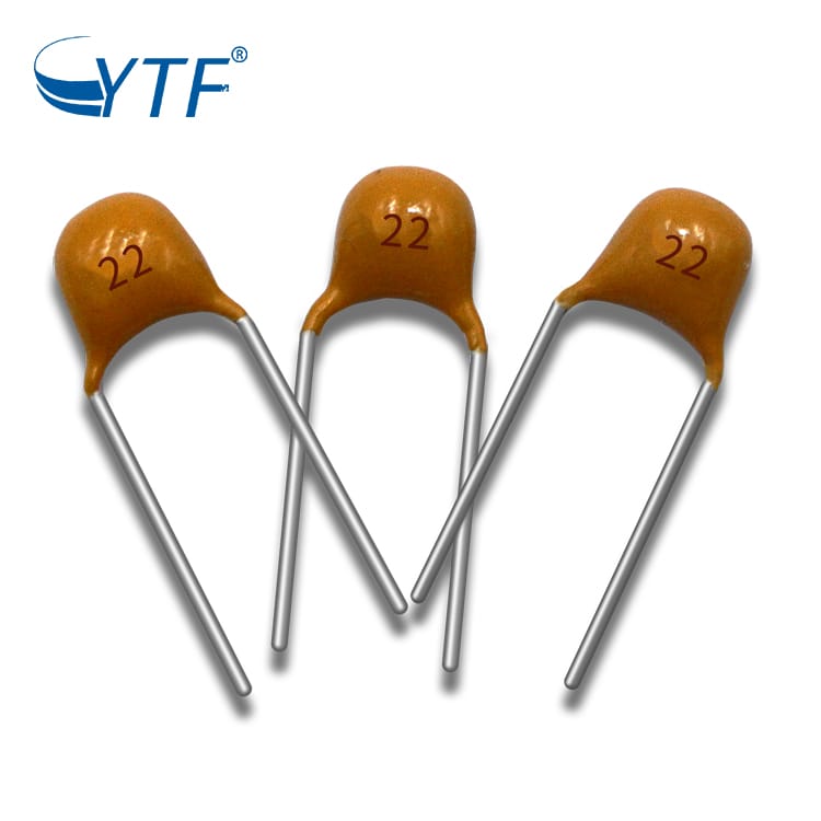 50V 22P Capacitor Chip Yellow Multilayer Ceramic Capacitors Component