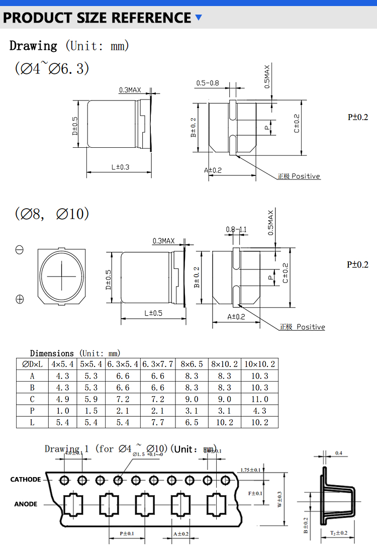 150UF 50V SMD Aluminium Capacitor 