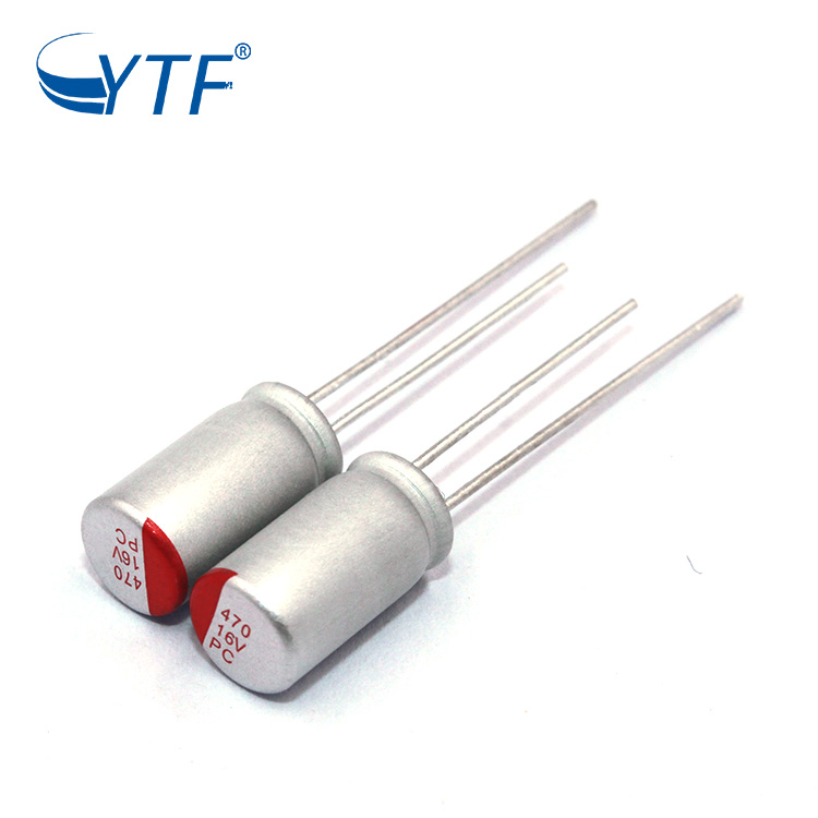 High Pipple Home Appliance Product 16V 470UF Solid Aluminum Capacitor