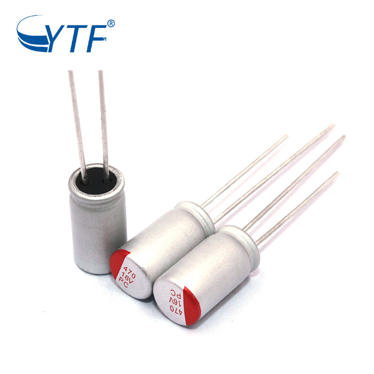 High Pipple Home Appliance Product 16V 470UF Solid Aluminum Capacitor