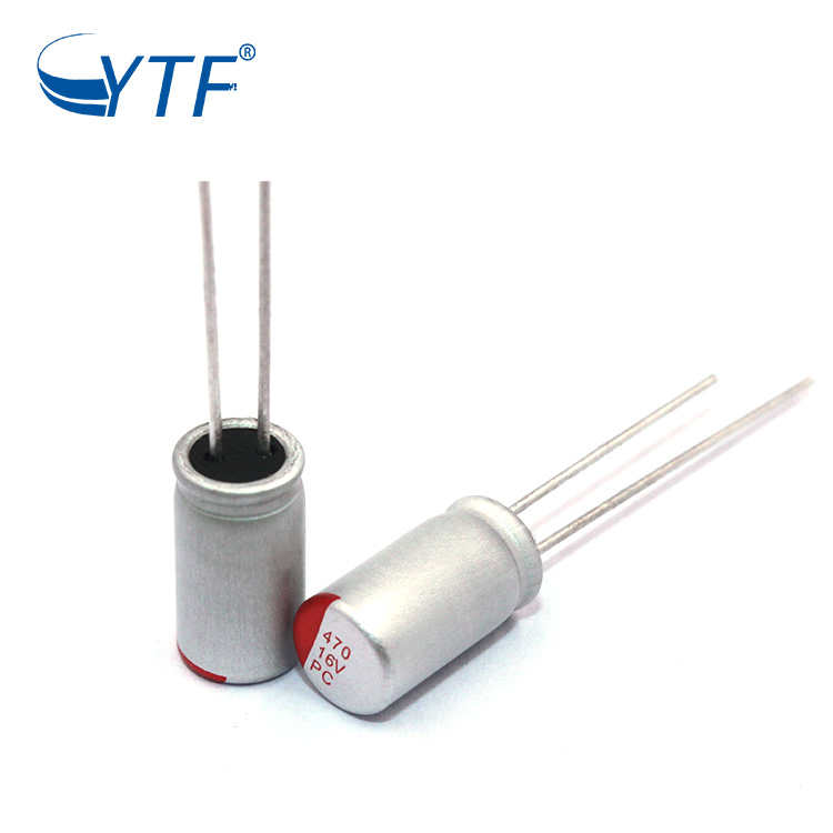 High Pipple Home Appliance Product 16V 470UF Solid Aluminum Capacitor