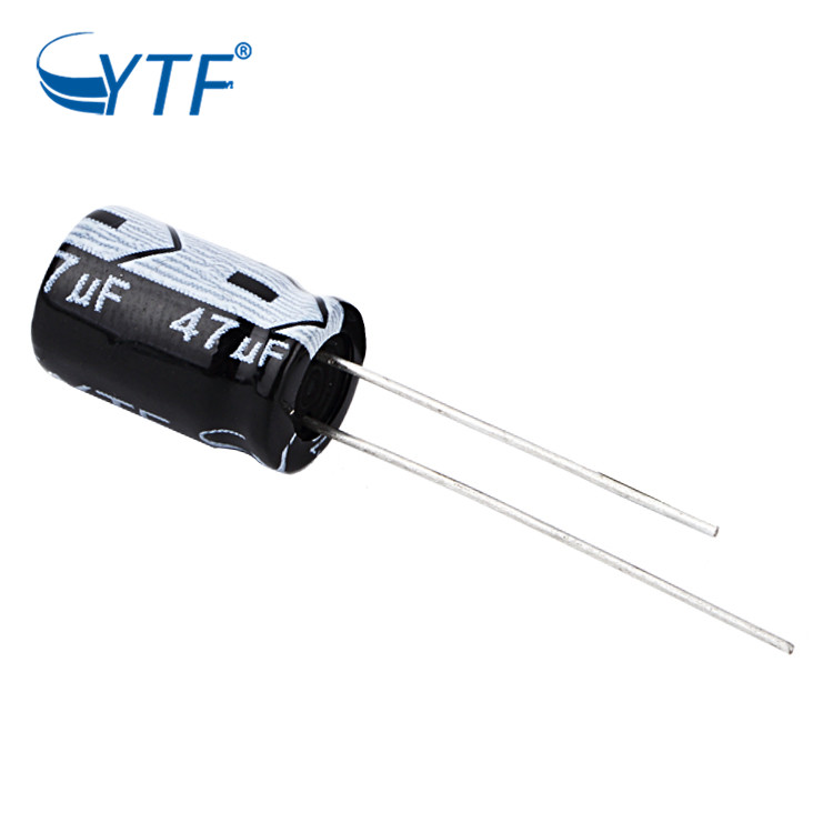 High Temperture Resistance High Voltage Aluminum 47uf 63v Electrolytic Capacitor For Ceiling Fan