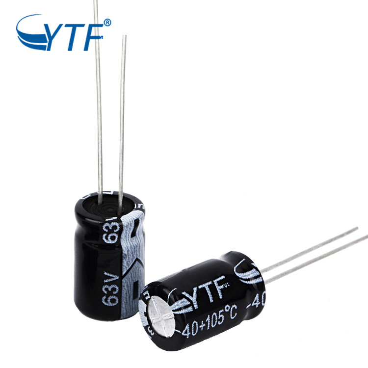 High Temperture Resistance High Voltage Aluminum 47uf 63v Electrolytic Capacitor For Ceiling Fan