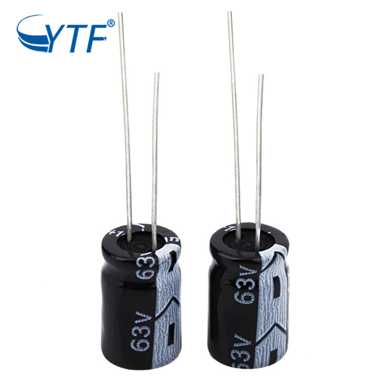 High Temperture Resistance High Voltage Aluminum 47uf 63v Electrolytic Capacitor For Ceiling Fan