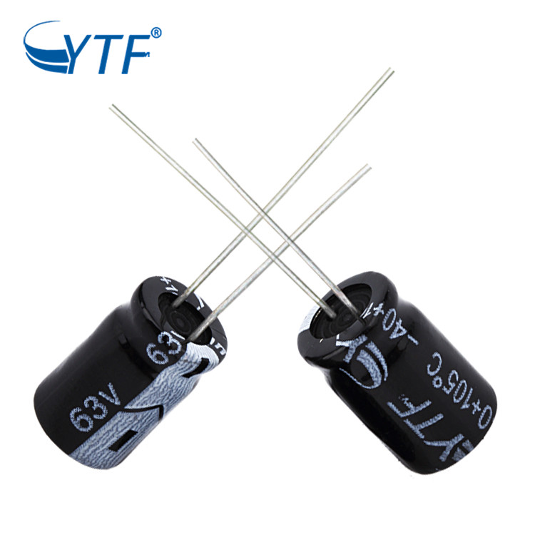 High Temperture Resistance High Voltage Aluminum 47uf 63v Electrolytic Capacitor For Ceiling Fan