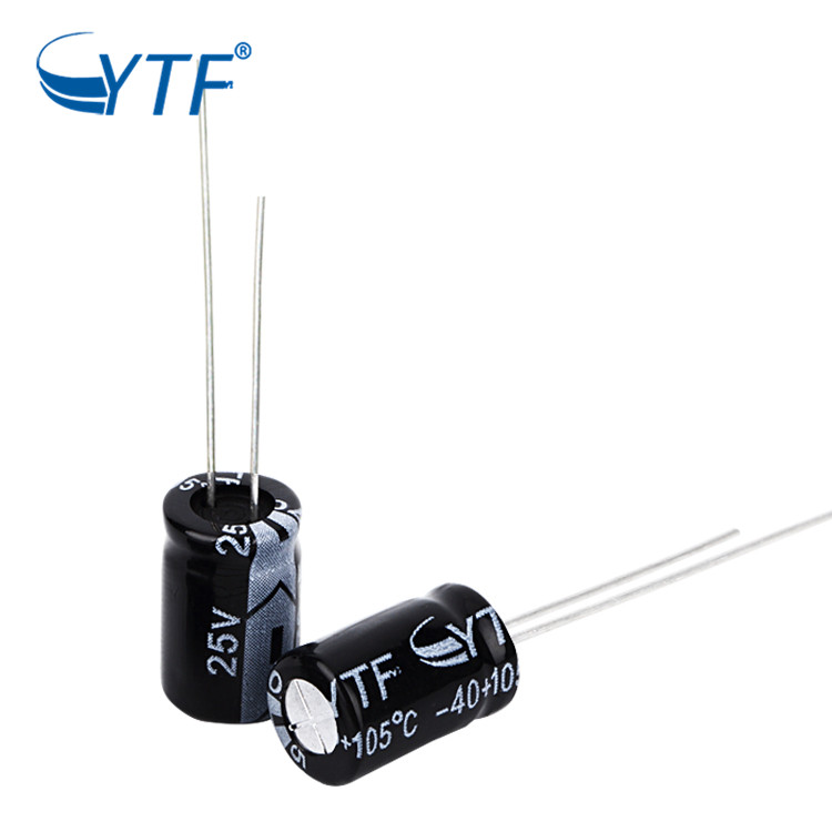 YTF Terimal Super Long Life 470UF 25V Aluminum Electrolytic Capacitor For Head Mirror Device PCBA Board